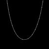 Collier mit Kügelchen, 925er Sterlingsilber, 925er Ag, nickelfrei, rhodiniert, Mahlschatz